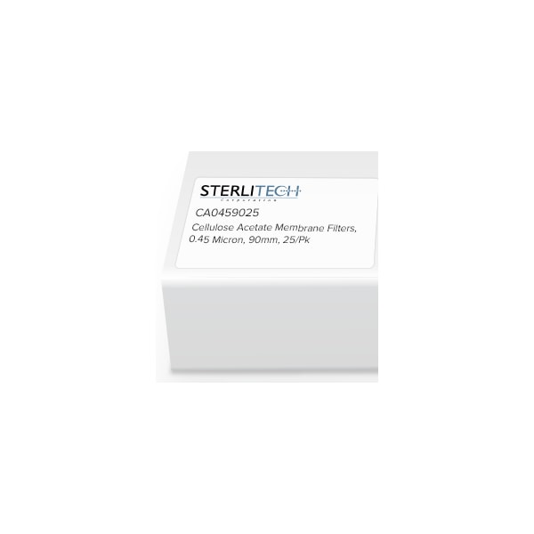 Sterlitech Cellulose Acetate Membrane Filters, 0.45 Micron, 90mm, PK25 CA0459025 - main